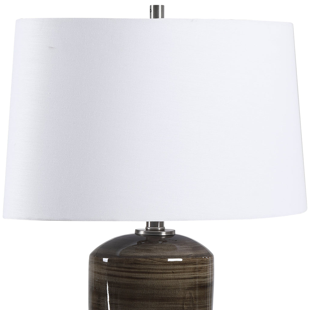 Ebon Charcoal Table Lamp