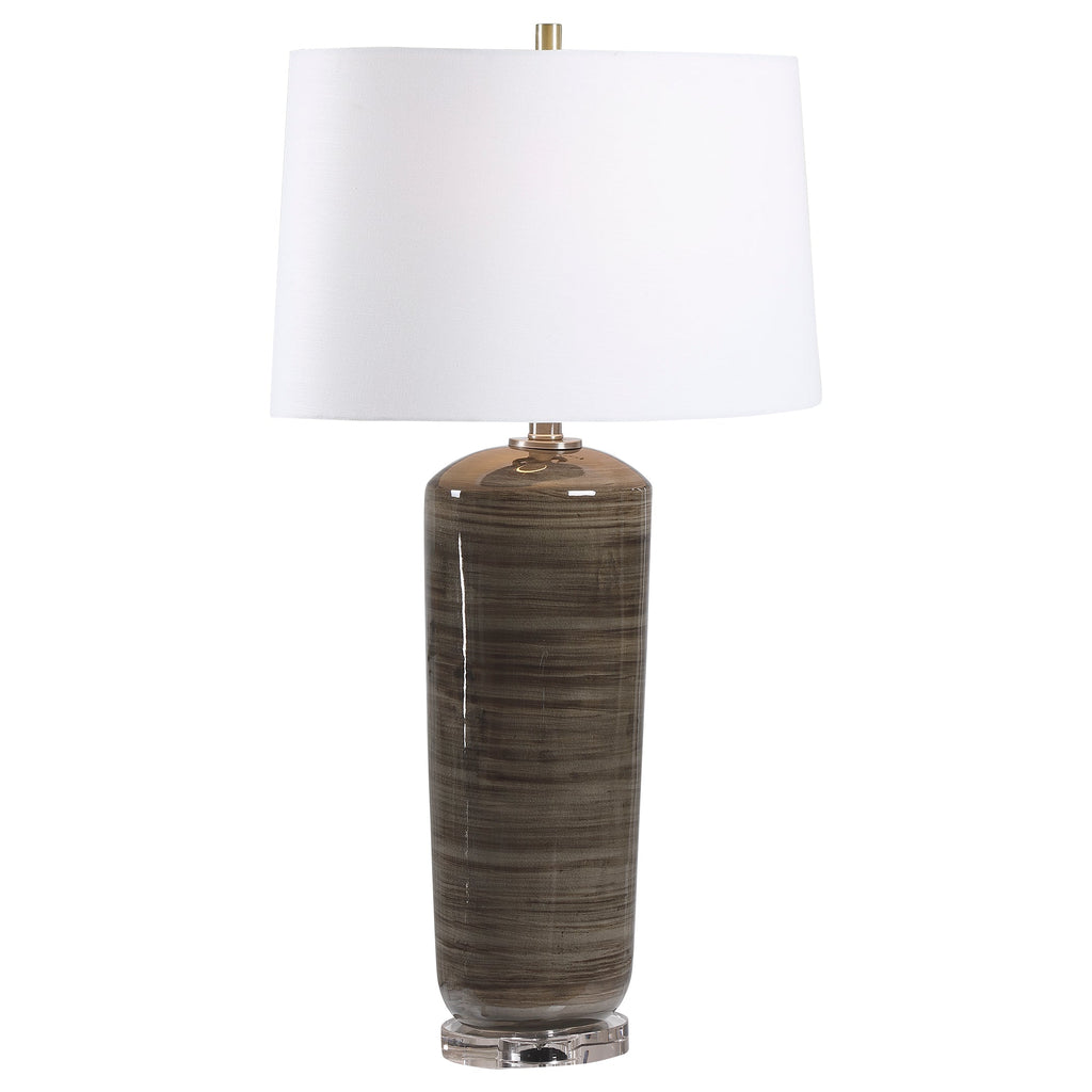 Ebon Charcoal Table Lamp