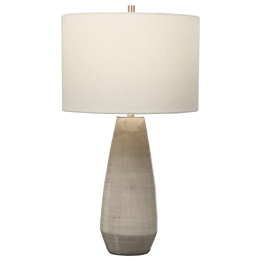 Volterra Taupe-Gray Table Lamp