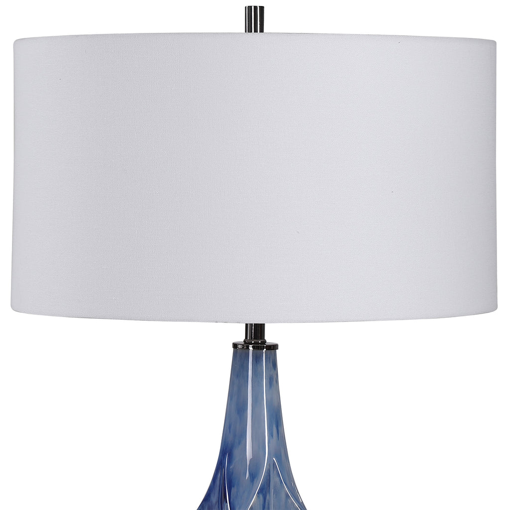 Everard Blue Table Lamp