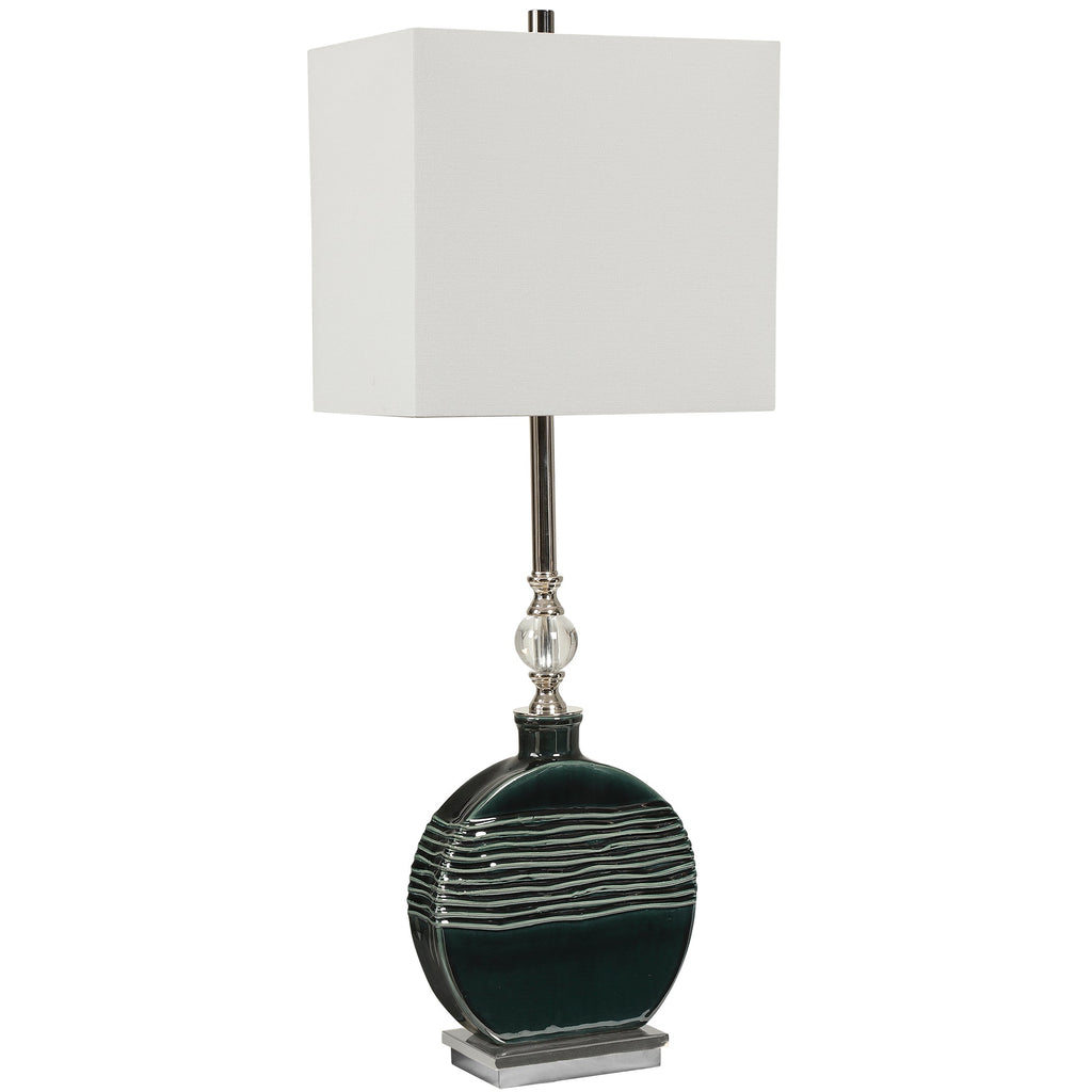 Recina Dark Teal Buffet Lamp