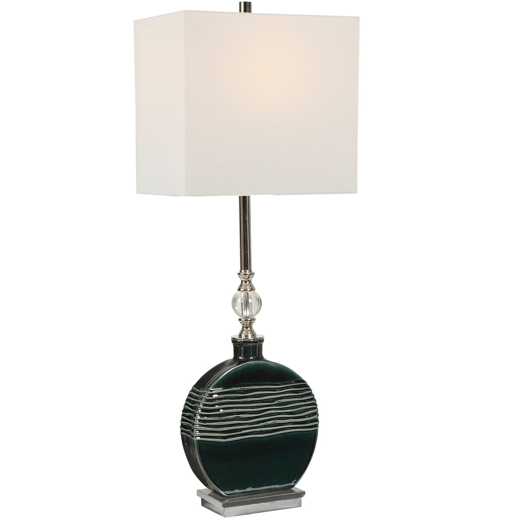 Recina Dark Teal Buffet Lamp