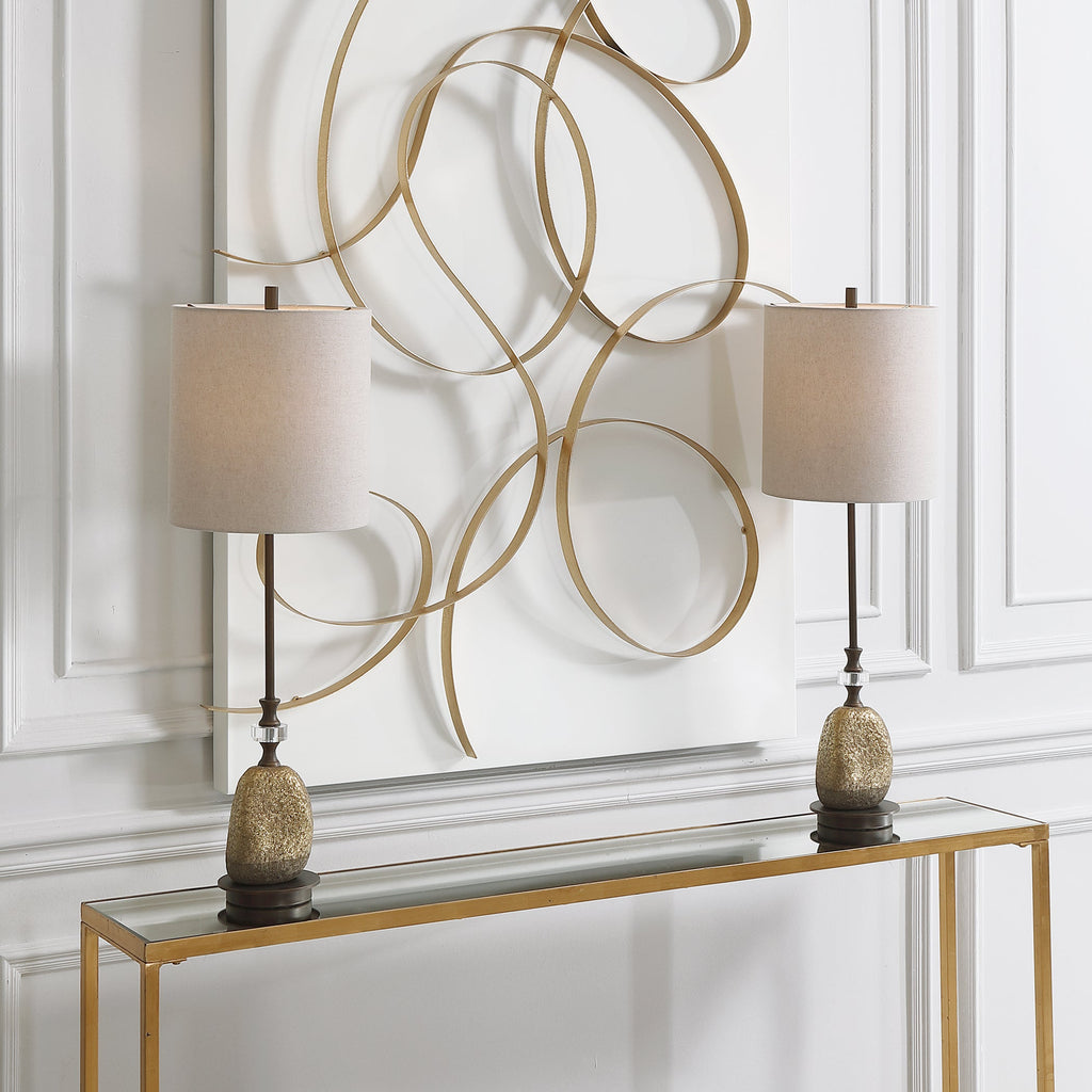 Aurum Gold Buffet Lamp