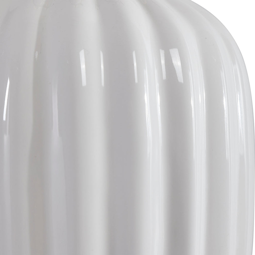 Strauss White Ceramic Table Lamp