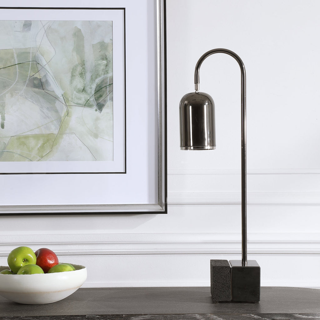 Umbra Black Nickel Desk Lamp