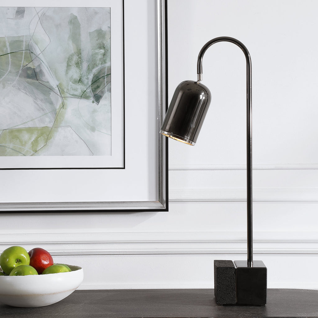 Umbra Black Nickel Desk Lamp