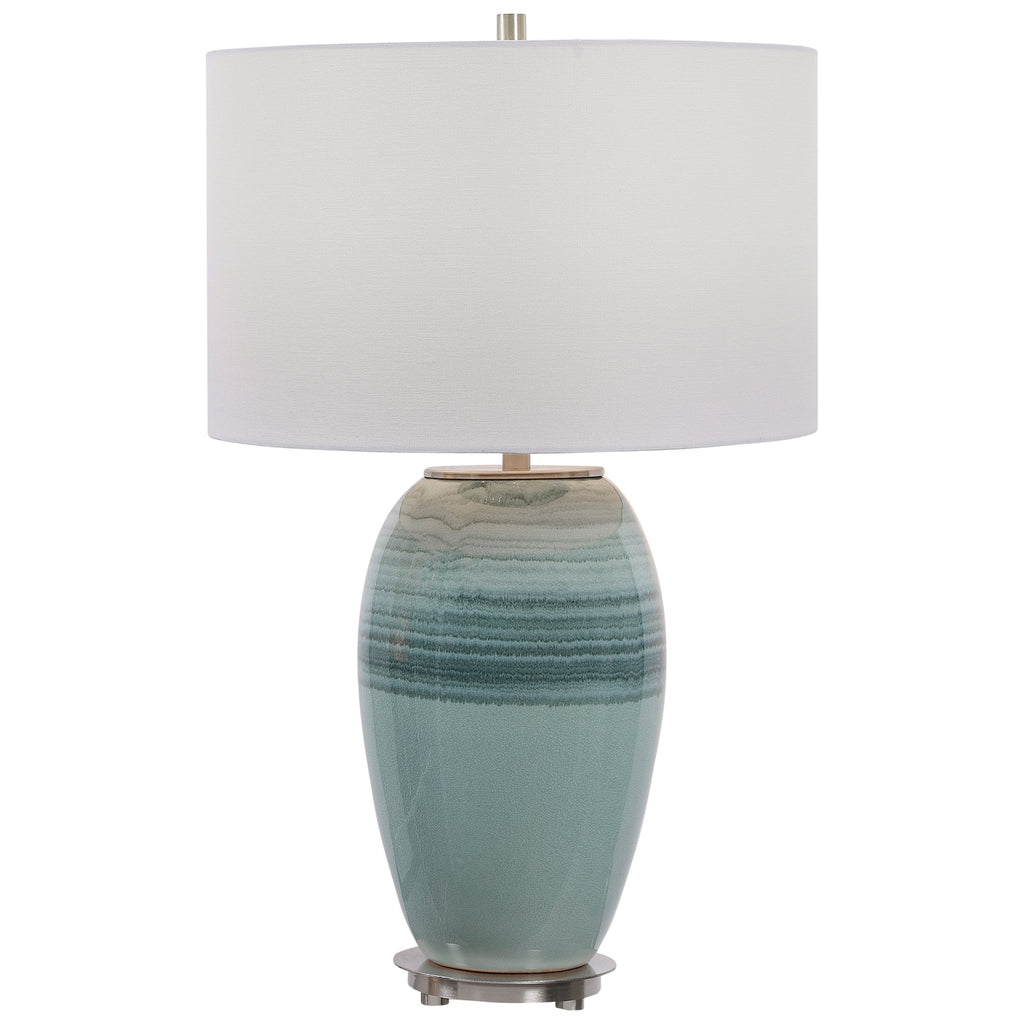 Caicos Teal Table Lamp