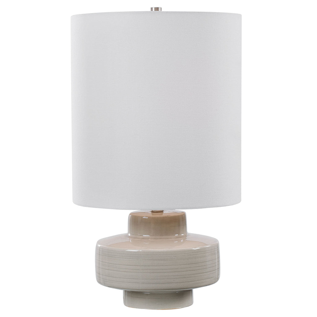 Orwell Light Gray Accent Lamp