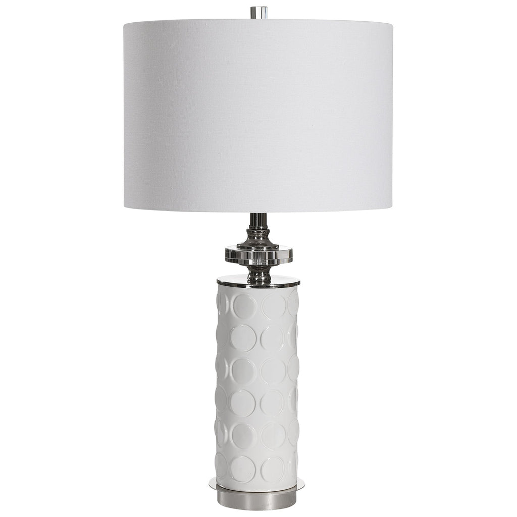 Calia White Table Lamp