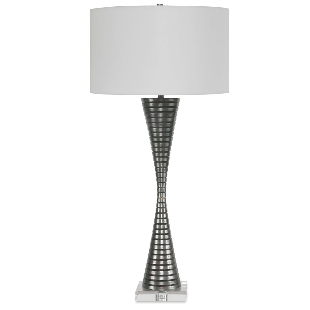 Renegade Ribbed Iron Table Lamp