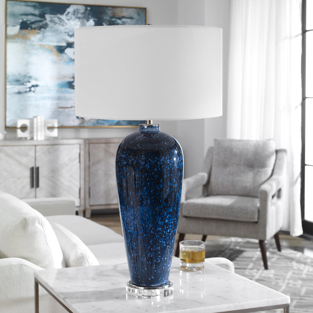 Stargazer Cobalt Navy Table Lamp