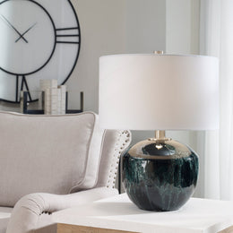 Highlands Deep Green Table Lamp