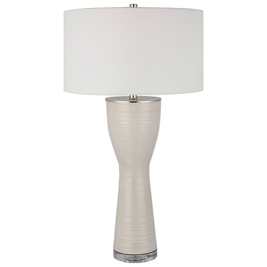 Amphora Off-White Glaze Table Lamp