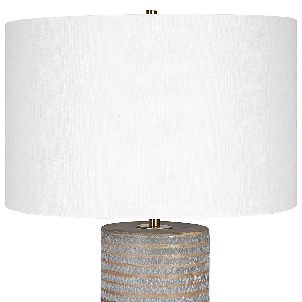 Monolith Gray Table Lamp