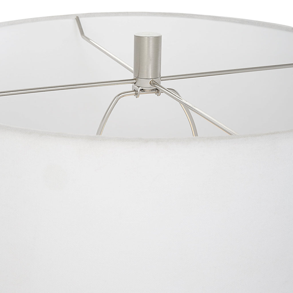 Repetition White Marble Table Lamp