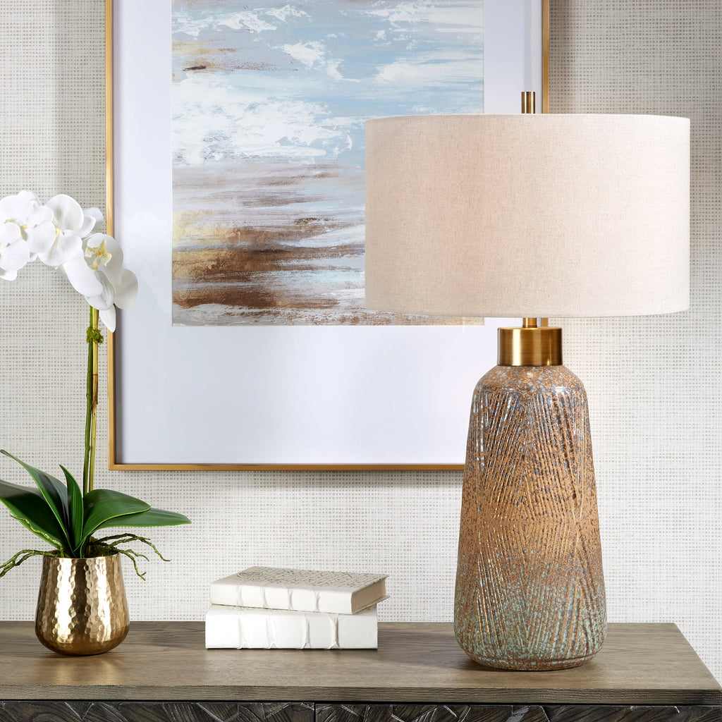 Western Sky Ceramic Table Lamp