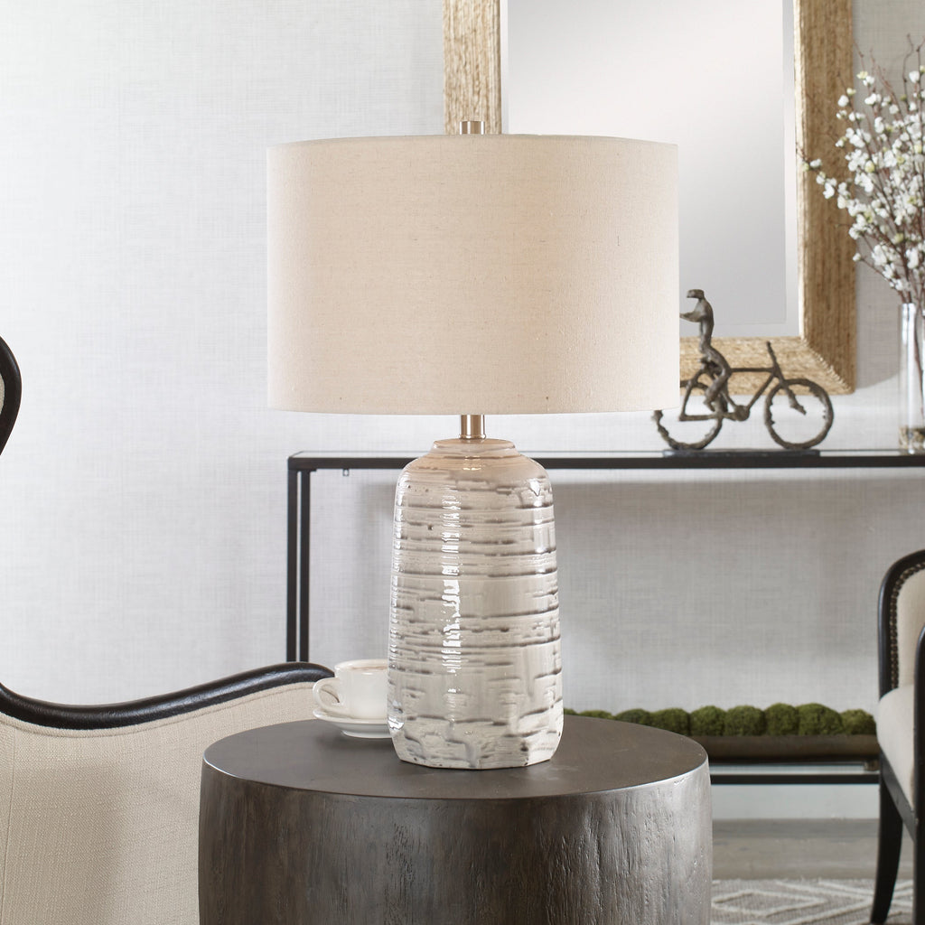 Cyclone Ivory Table Lamp