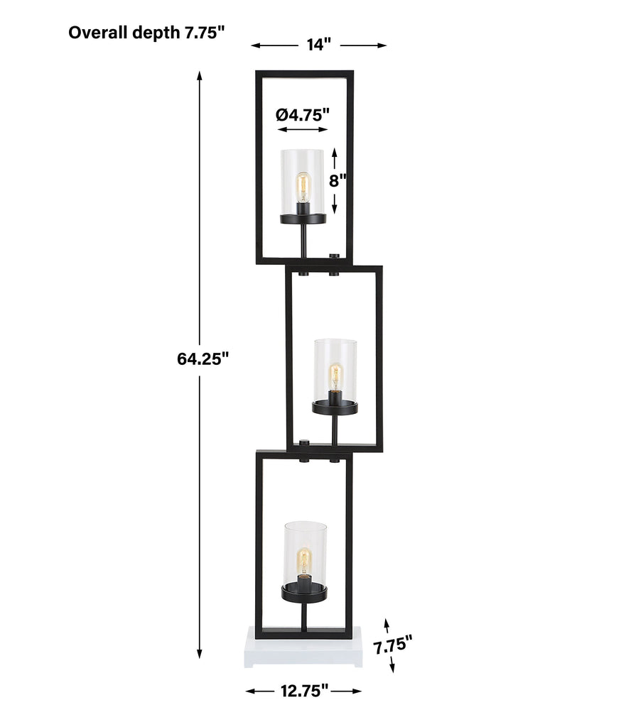 Cielo Black Floor Lamp