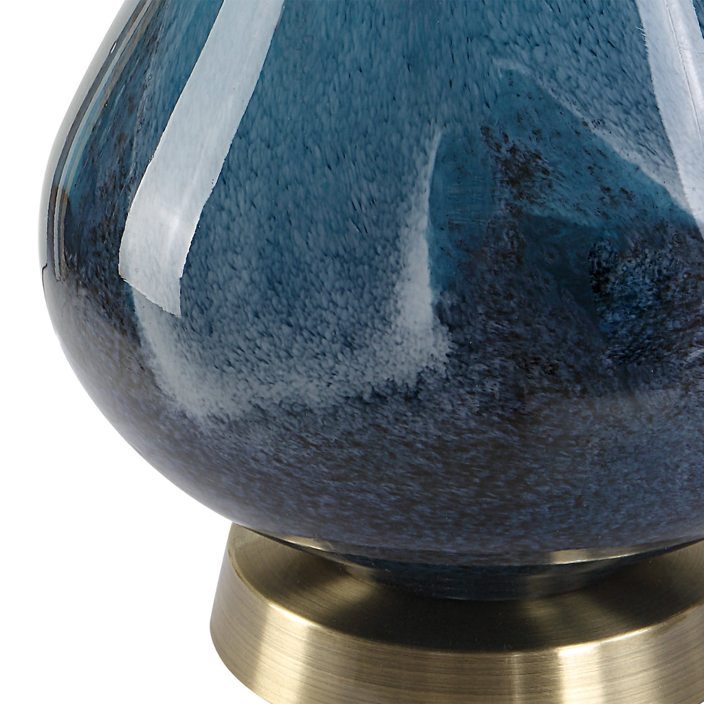 Riviera Art Glass Table Lamp