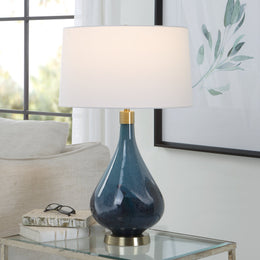 Riviera Art Glass Table Lamp