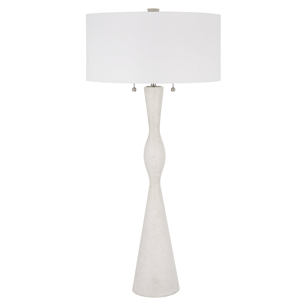 Sharma Ivory Stone Table Lamp