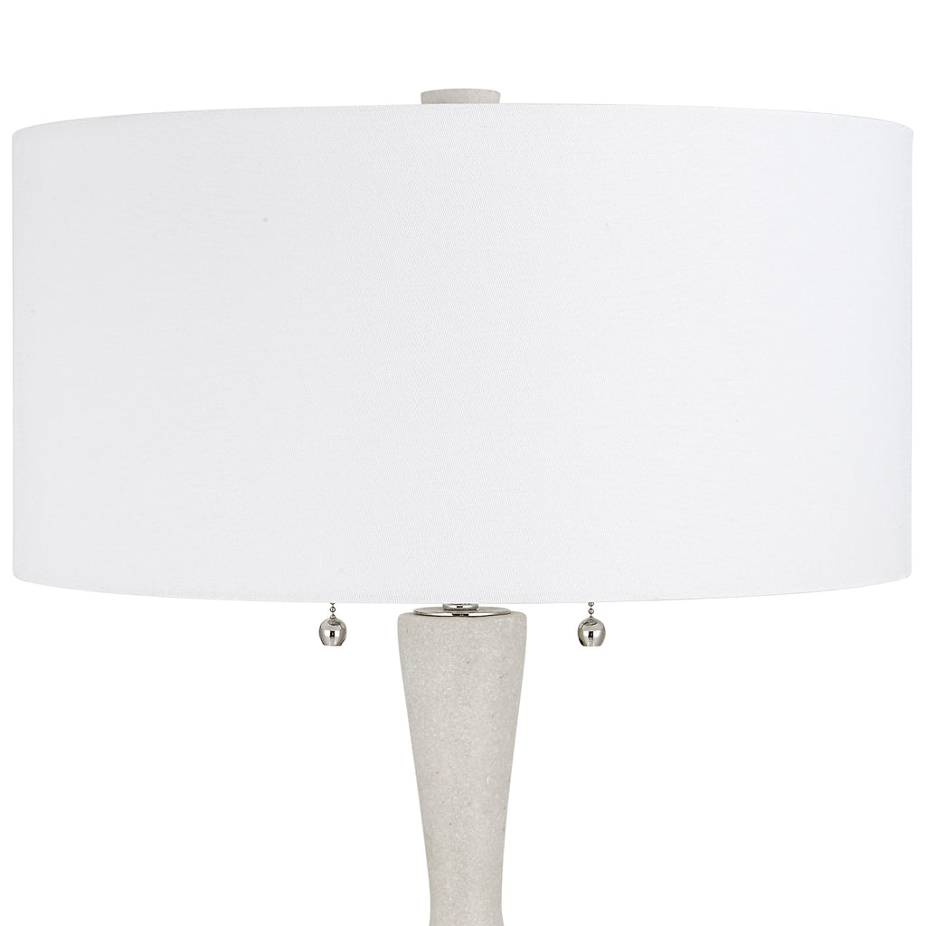 Sharma Ivory Stone Table Lamp