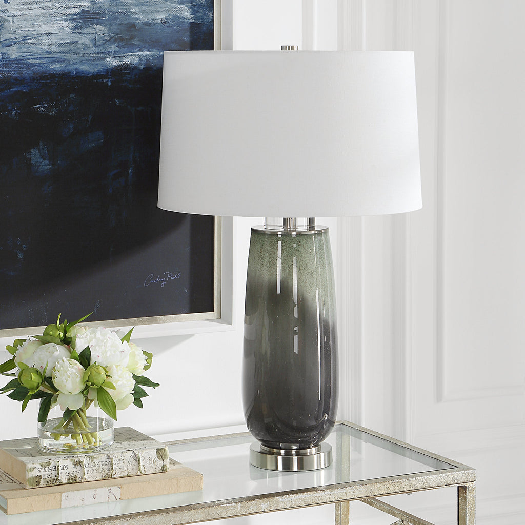 Campa Gray-Blue Table Lamp