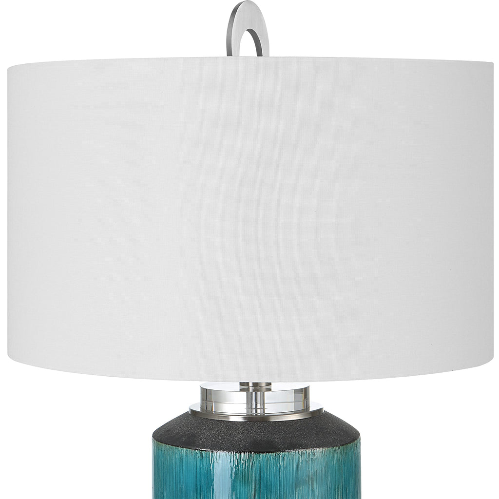 Maui Aqua Blue Table Lamp