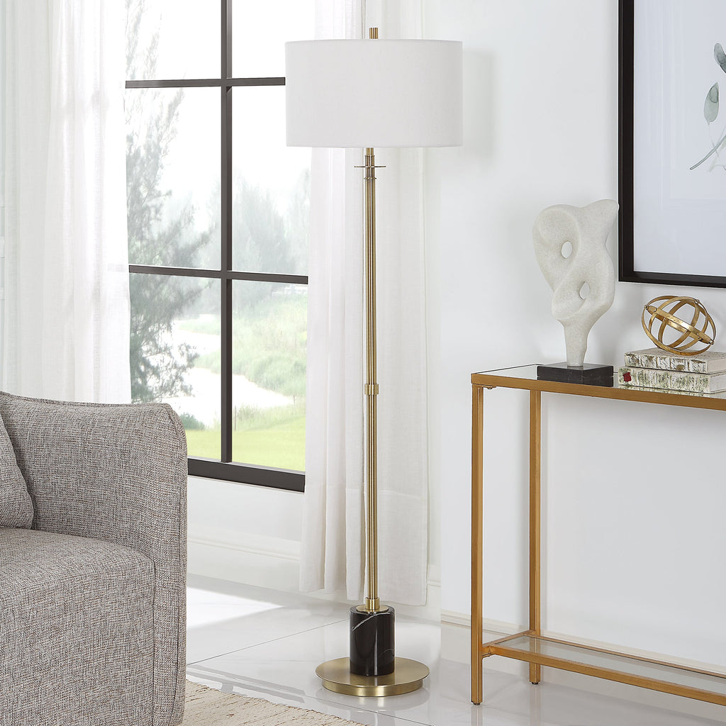 Guard Brass Floor Lamp