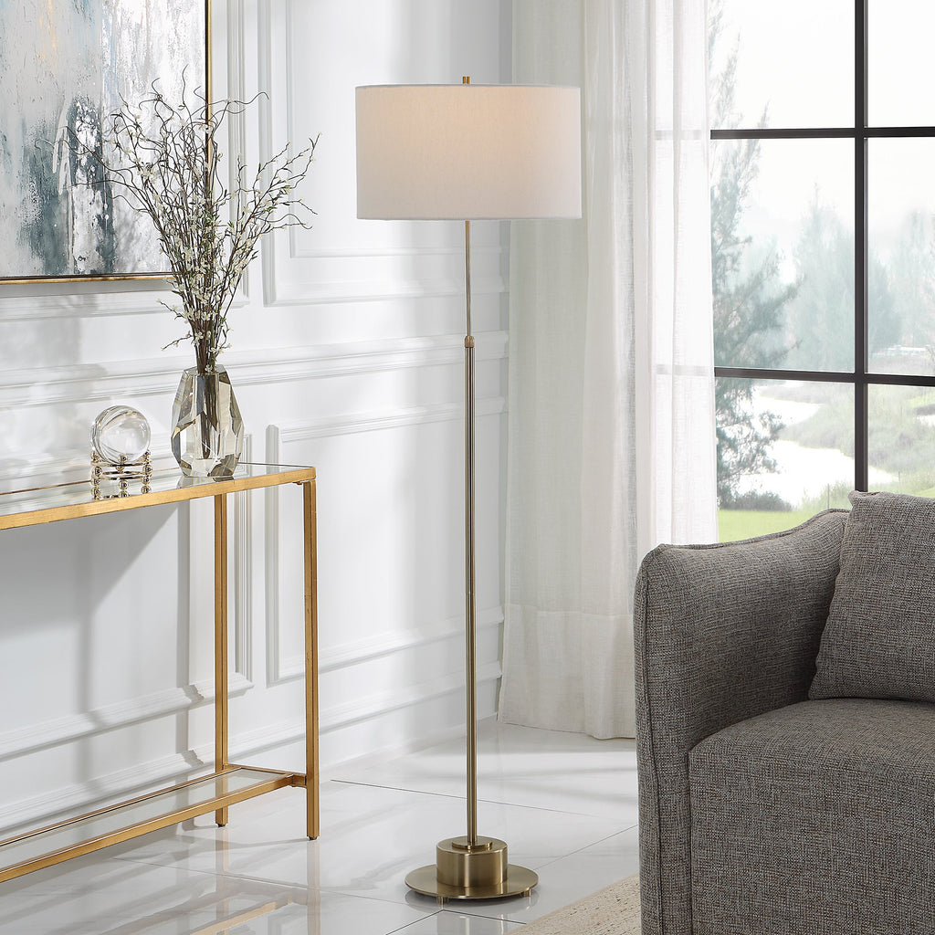 Prominence Brass Floor Lamp