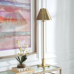 Pilot Brass Buffet Lamp