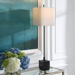 Escort Black Buffet Lamp