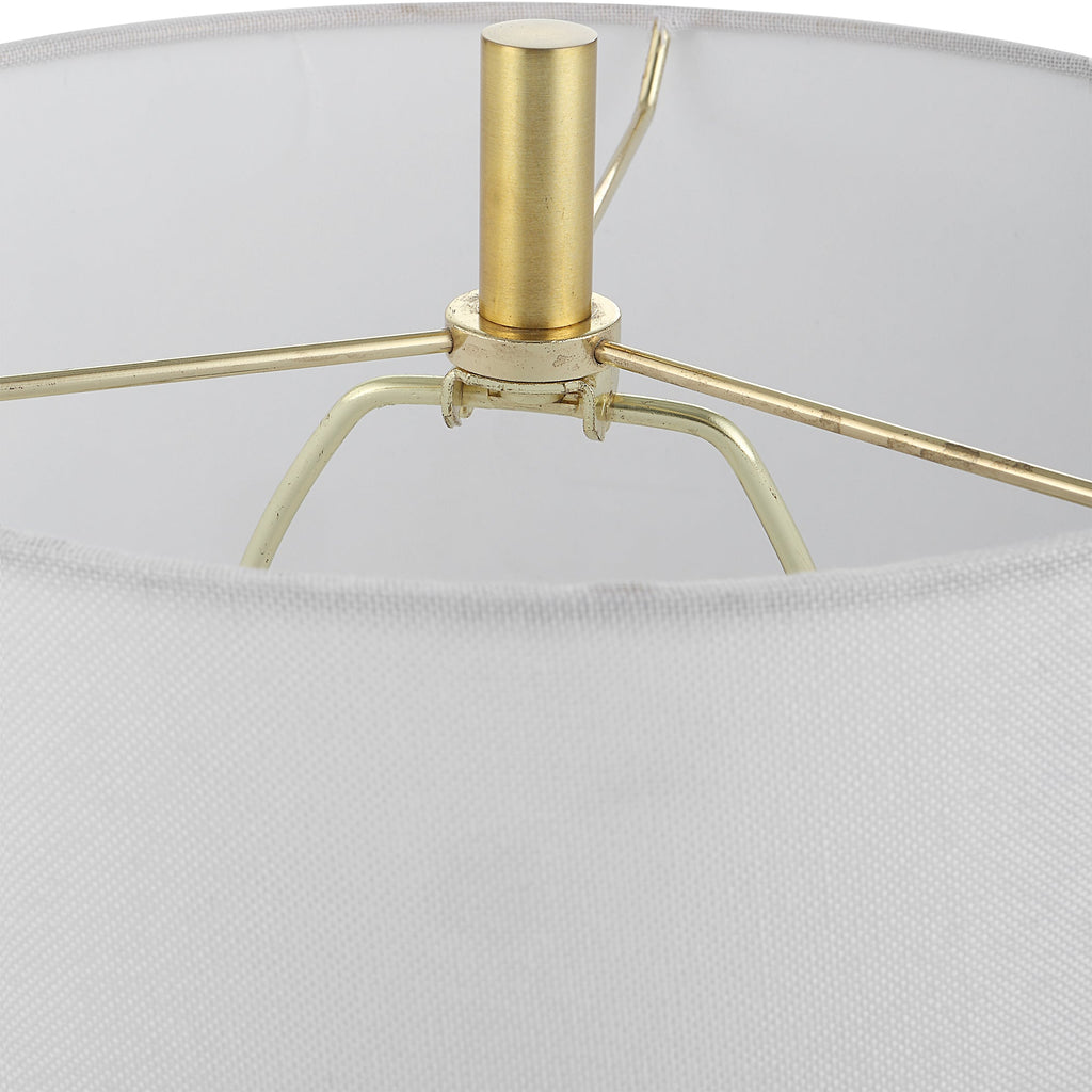 Turret Gold Buffet Lamp