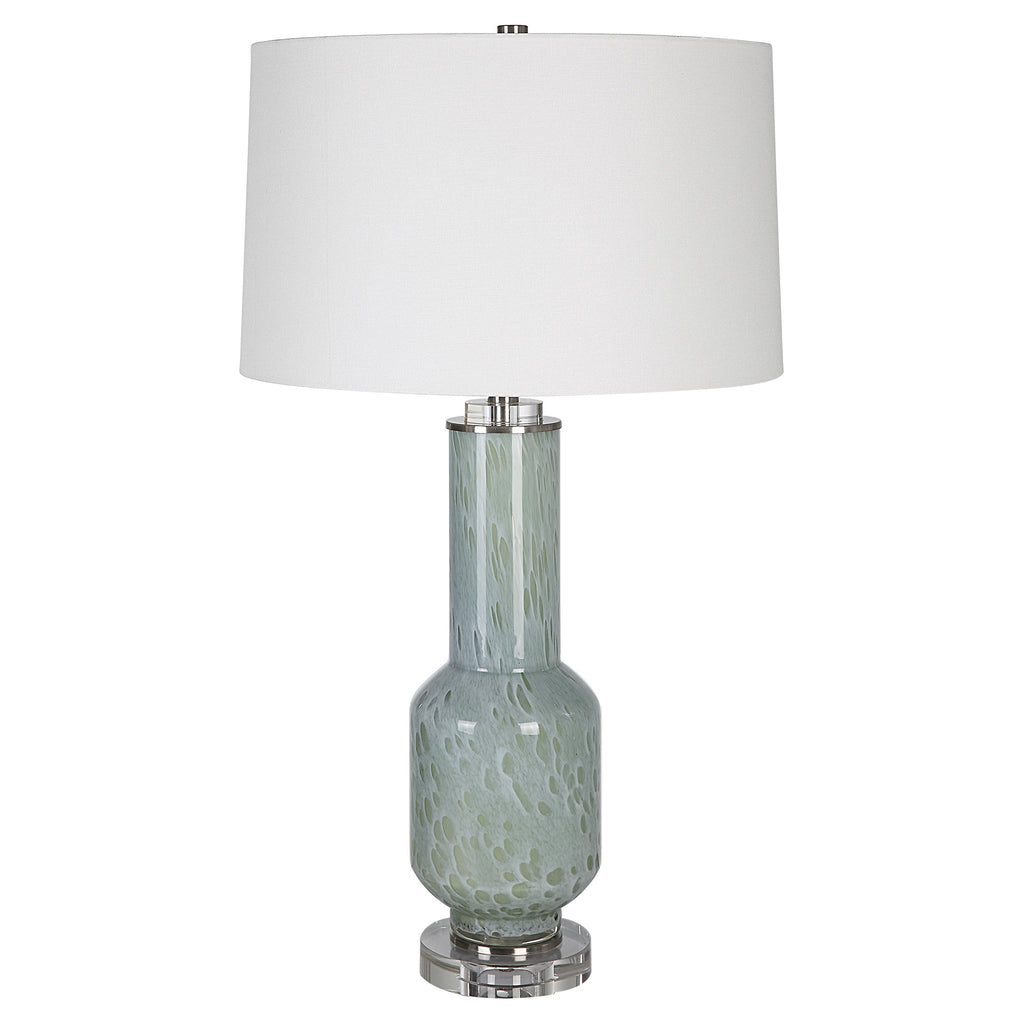 Imperia Aqua Gray Table Lamp