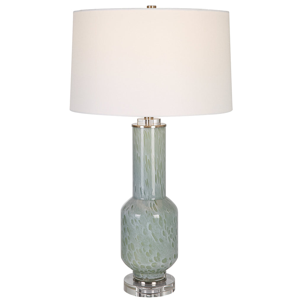 Imperia Aqua Gray Table Lamp