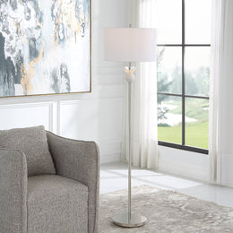 Exposition Nickel Floor Lamp