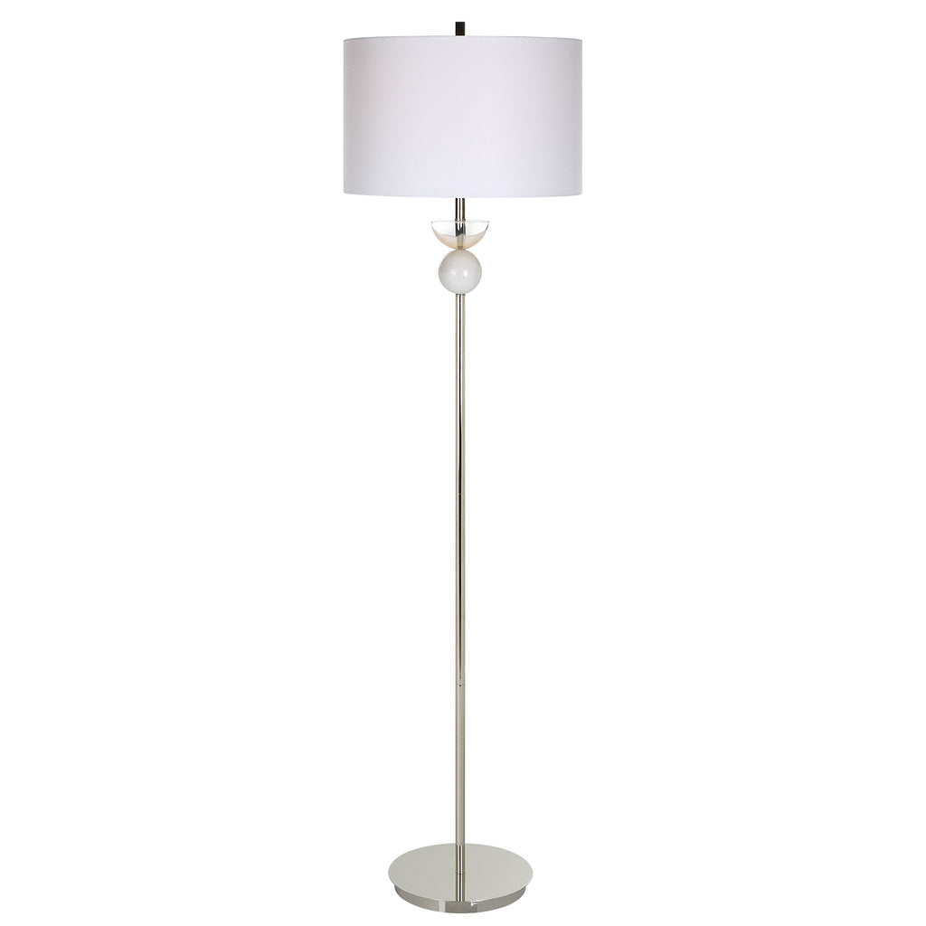 Exposition Nickel Floor Lamp