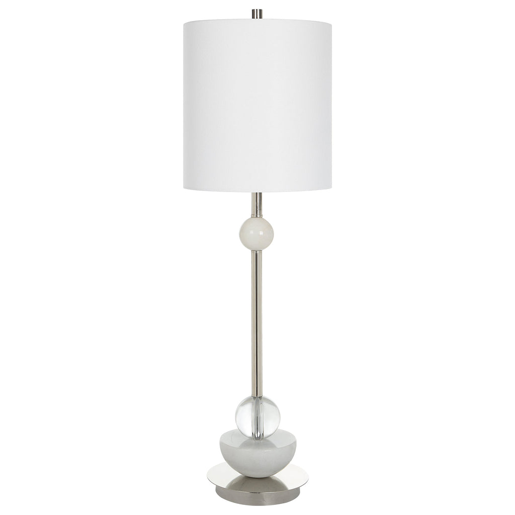 Exposition Nickel Buffet Lamp