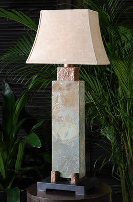 Tall Slate Table Lamp