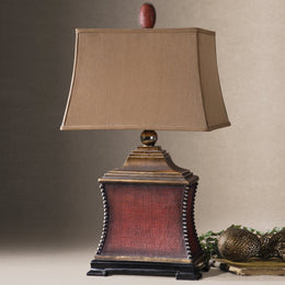 Pavia Red Table Lamp