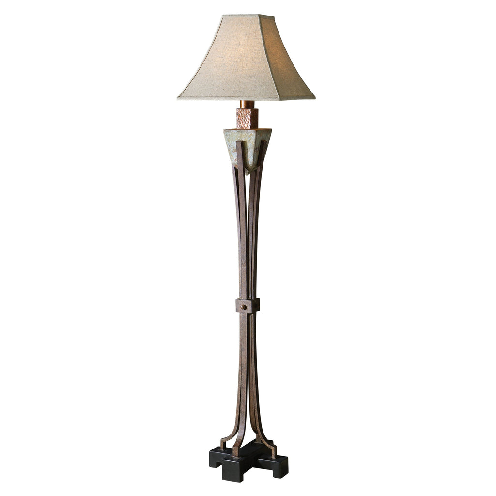 Slate Metal Floor Lamp