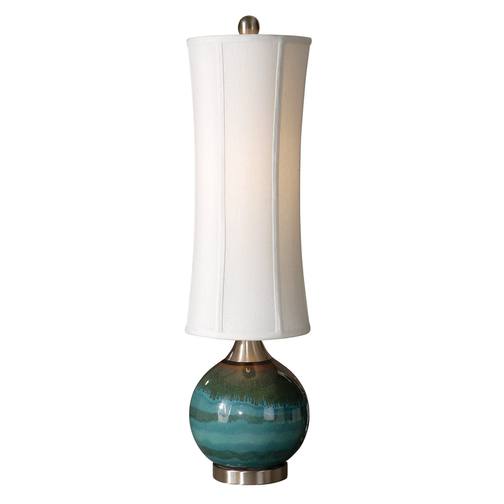 Atherton Blue Buffet Lamp