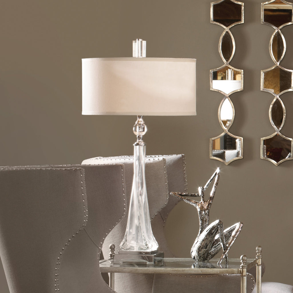 Grancona Twisted Glass Table Lamp