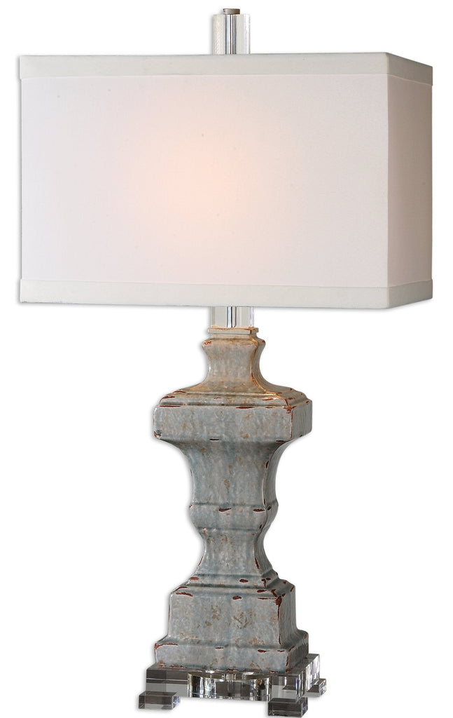 San Marcello Blue Glaze Lamp