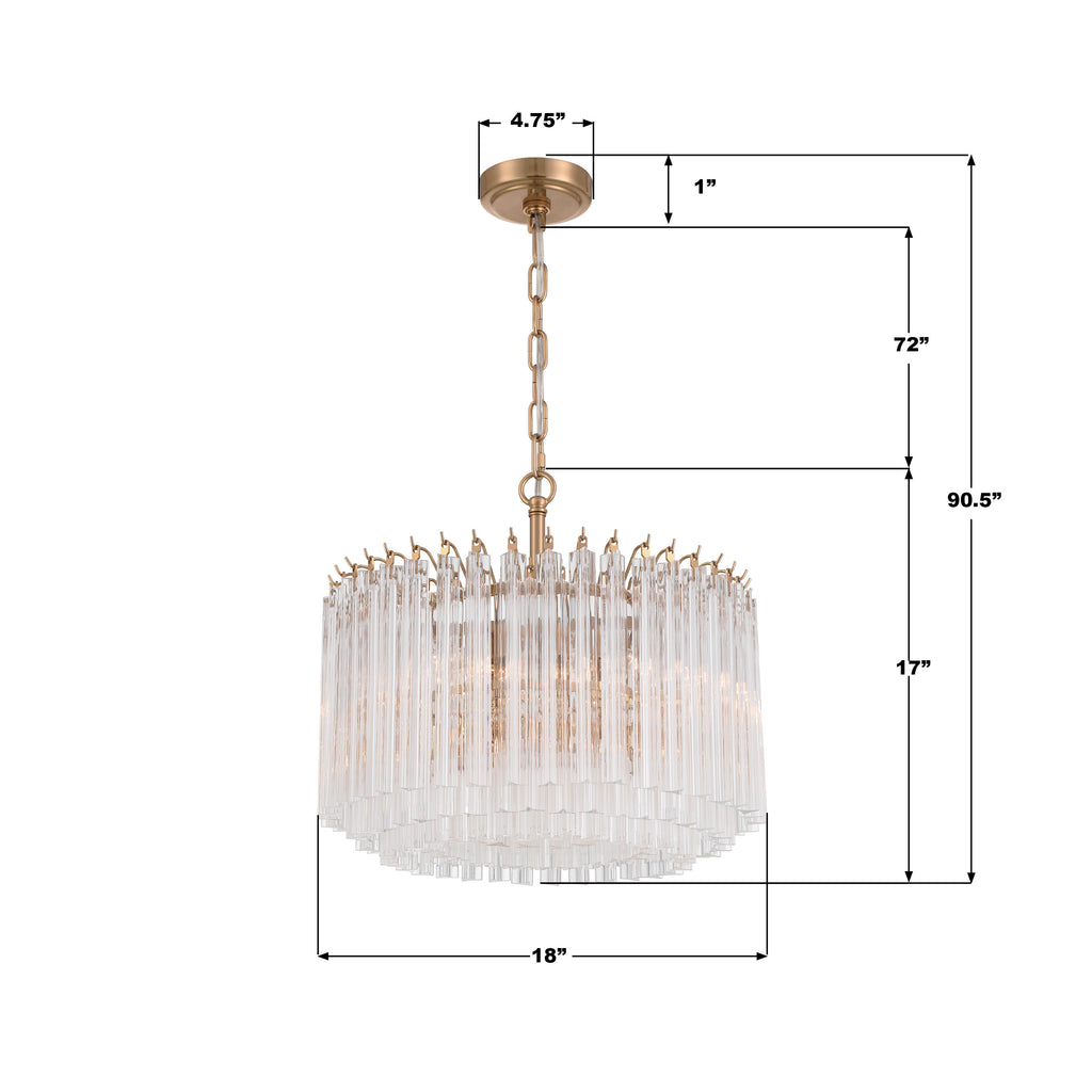 Lofton 5 Light Chandelier