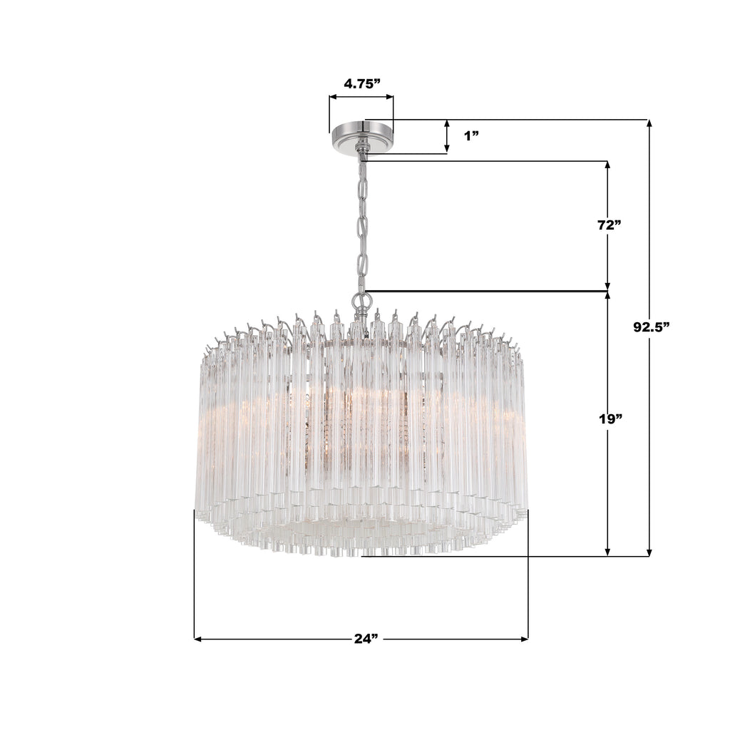 Lola 5 Light Chandelier