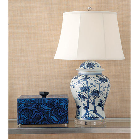 Georgia Blue Lamp 31"H