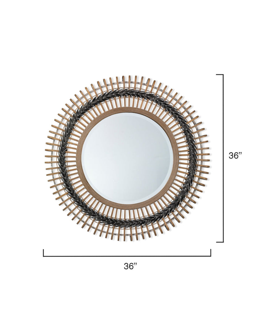 Grove Braided Mirror-Grey-Natural