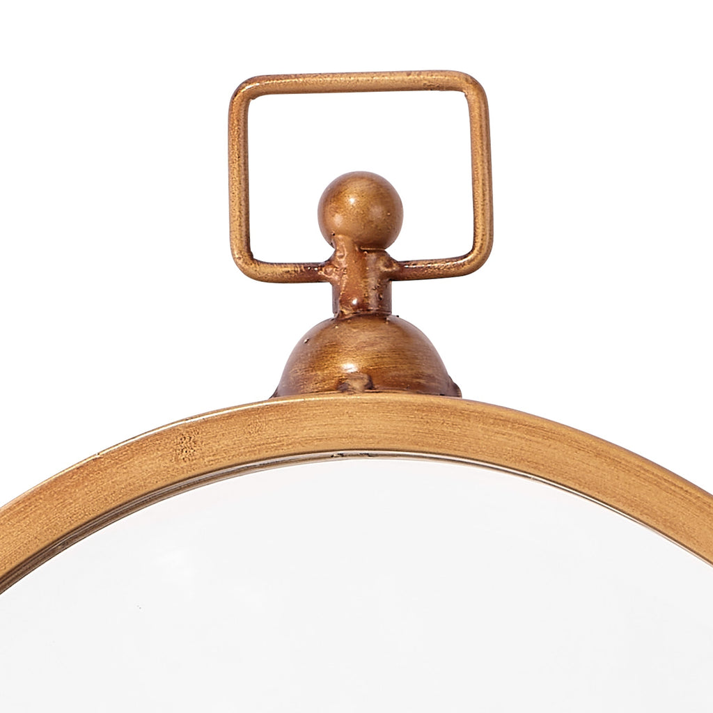 Wade Mirror-Antique Brass