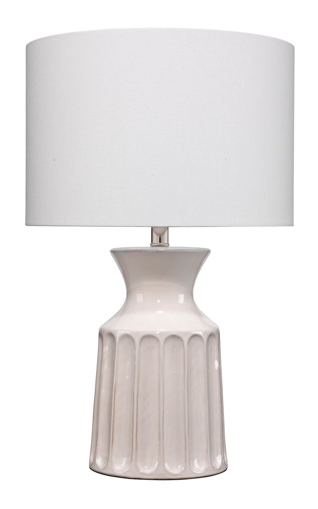 Addison Table Lamp-White